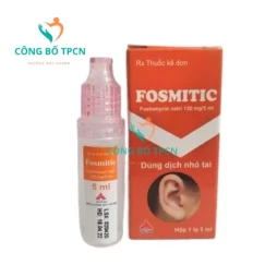 Fosmitic 150mg/5ml- Thuốc điều trị viêm tai, viêm màng nhĩ hiệu quả